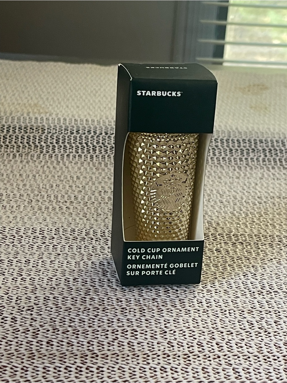NWT Starbucks Cold Cup Ornament Keychain
